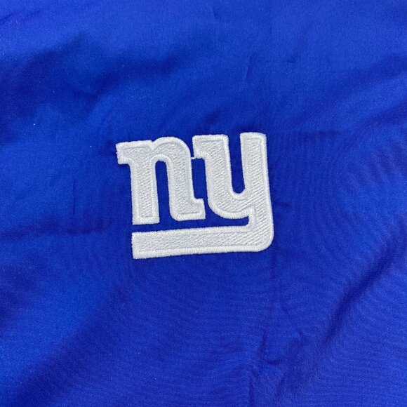 NY Giants Windbreaker Jacket Men Extra Large XL Blue Full Zip Sports Illustrated - Picture 2 of 10